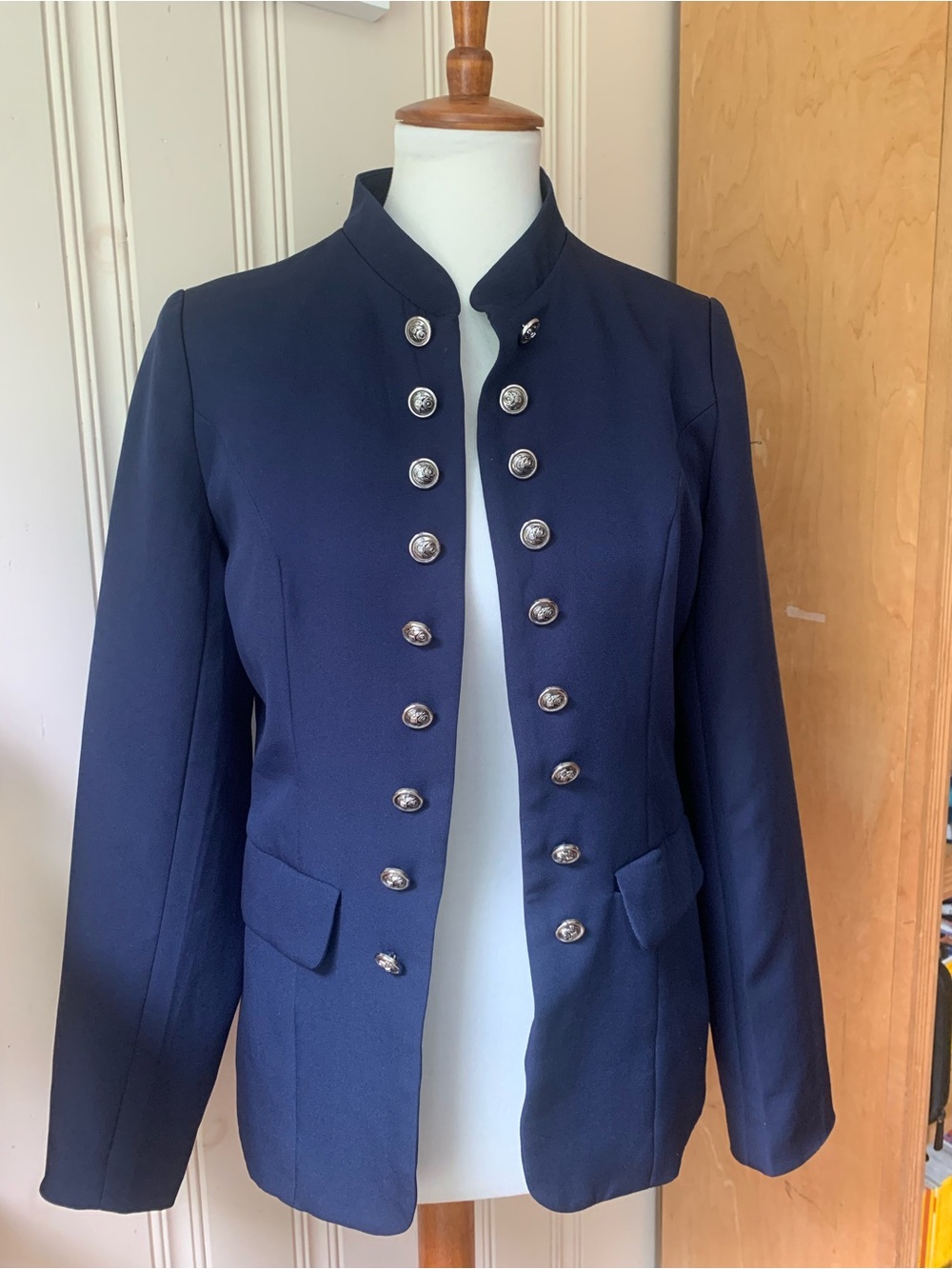 THE KOOPLES PARIS MILITARY JACKET MEDIUM NAVY - Picture 4 of 6